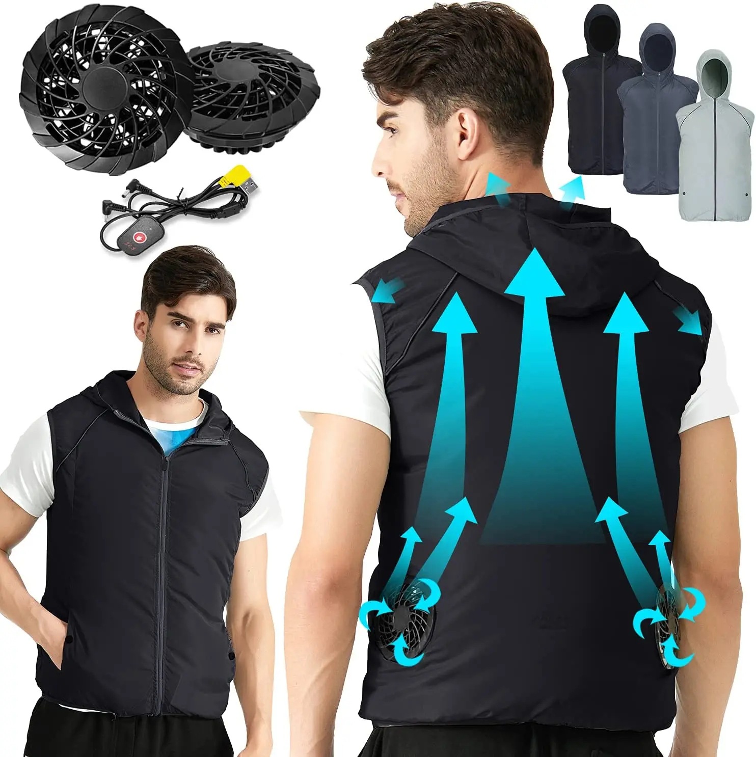 Outdoor Sport Jacket Women'S - Gilet Sportivo Estivo Rinfrescante per Uomo
