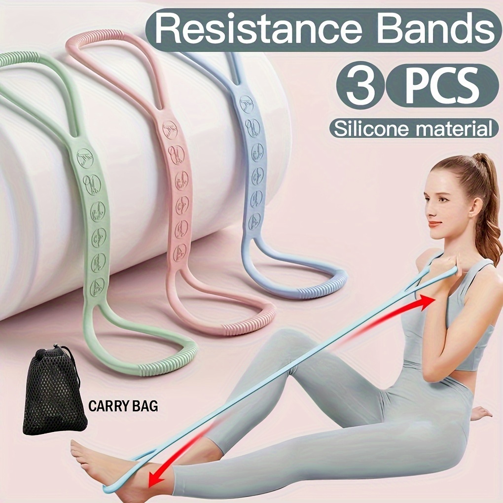 Outdoor Sport Jas - Fasce di resistenza in silicone Cinghie