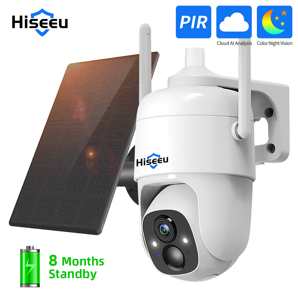 Outdoor Sport Camera - Hiseeu 3MP Cloud AI WiFi Videocamera