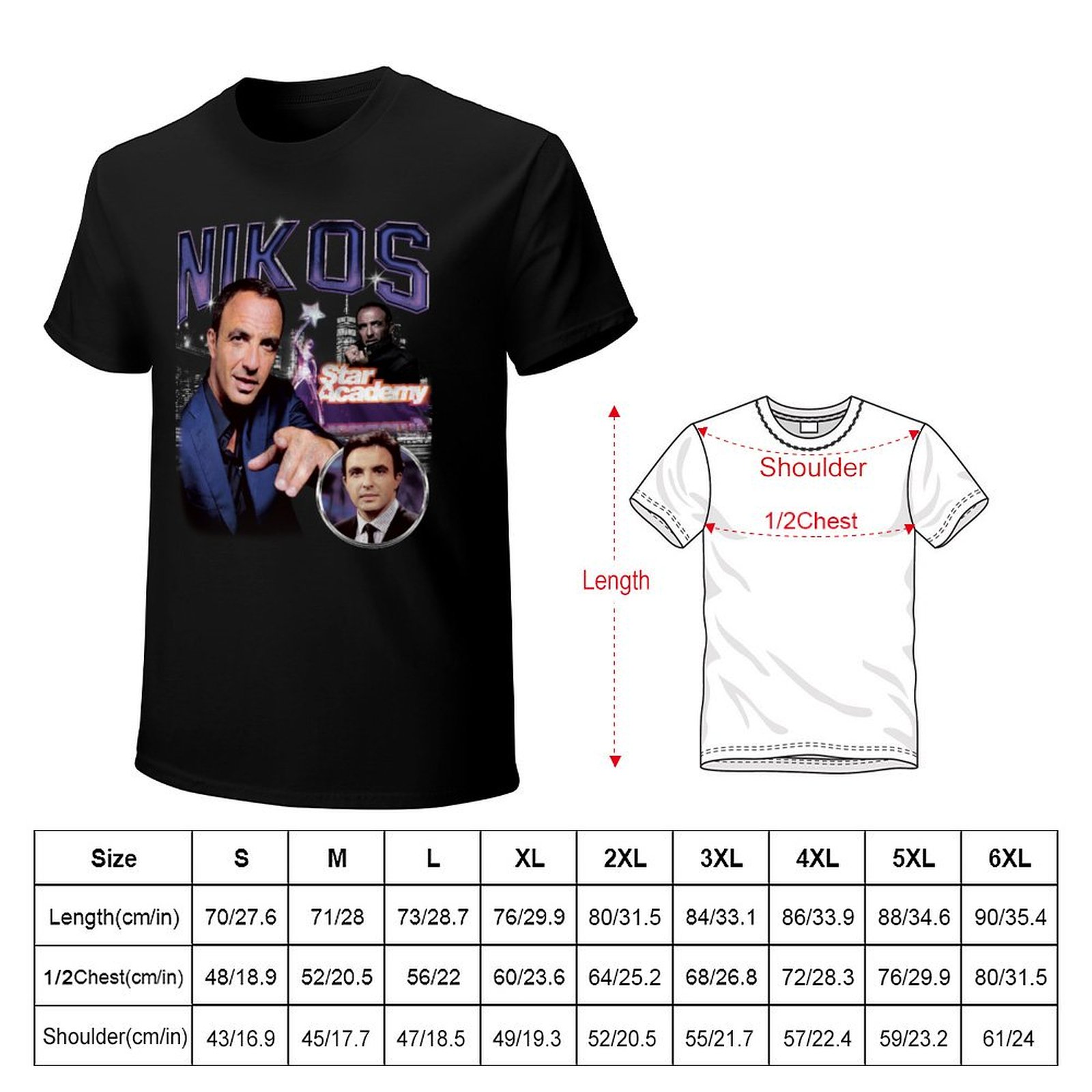 T-shirt Nikos Aliagas Star Aca - Academy Sports Outdoor recensione e prezzo