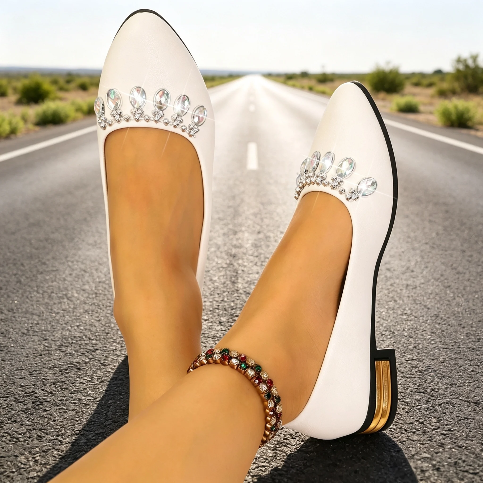 Scarpe Basse da Donna a Punta, - Outdoor Sports Shoes recensione e prezzo