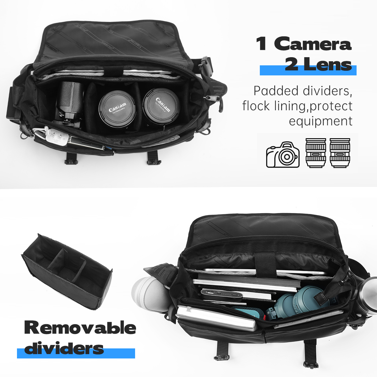 Borse a tracolla da uomo Tiger - Outdoor Sport Camera recensione e prezzo